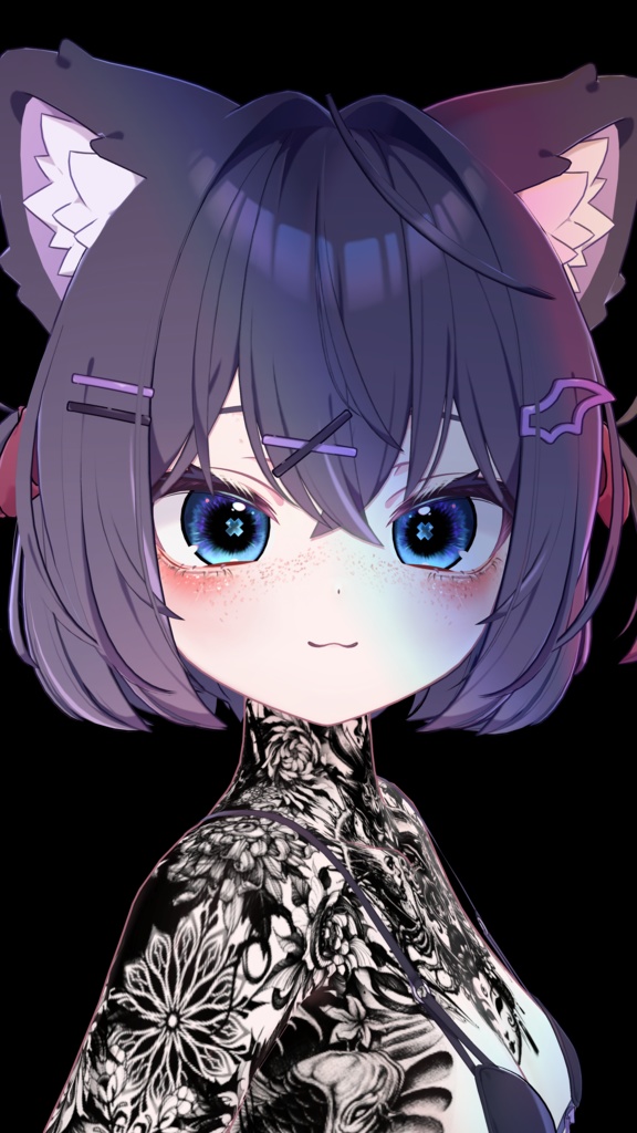 Chocolat Perfect Lashes&RealEyes-Freckles 完璧なまつげ - 目 4K