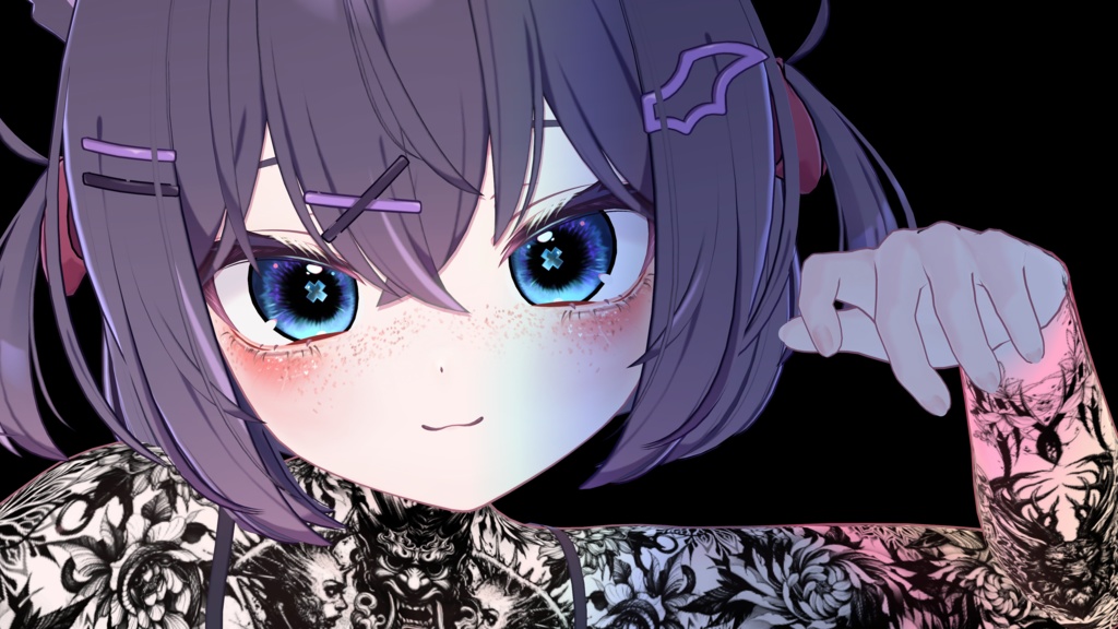 Chocolat Perfect Lashes&RealEyes-Freckles 完璧なまつげ - 目 4K