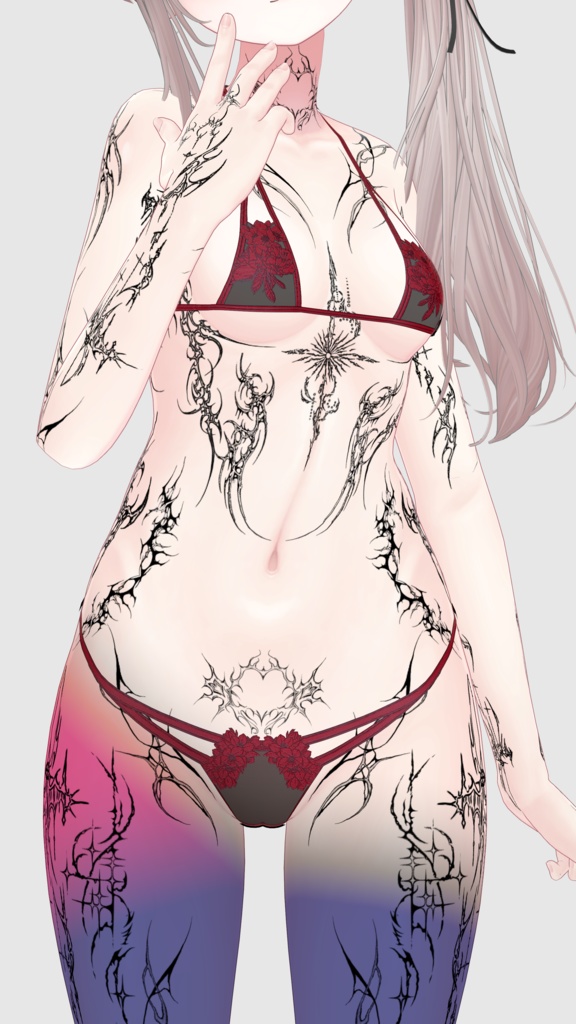 【Cybersigilism Tattoos】4k Textures 入れ墨 *テクスチャ* /HD