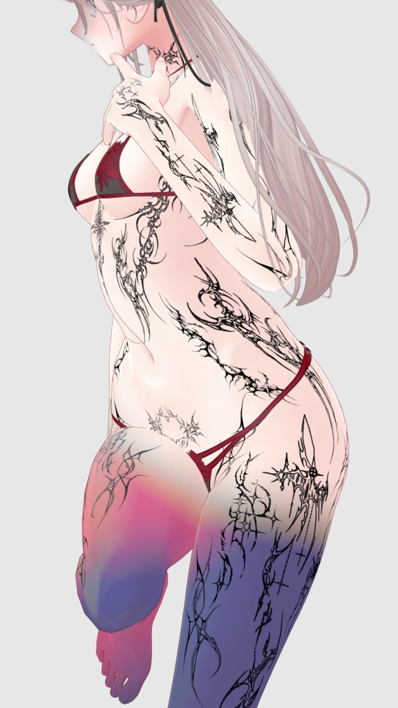 【Cybersigilism Tattoos】4k Textures 入れ墨 *テクスチャ* /HD