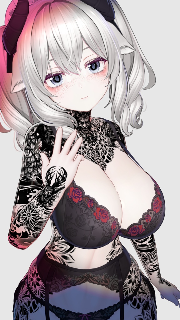 【Milltina Oni Tattoos ショコラ】4k Tattoos