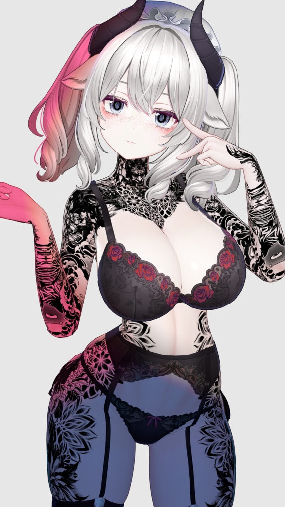 【Milltina Oni Tattoos ショコラ】4k Tattoos