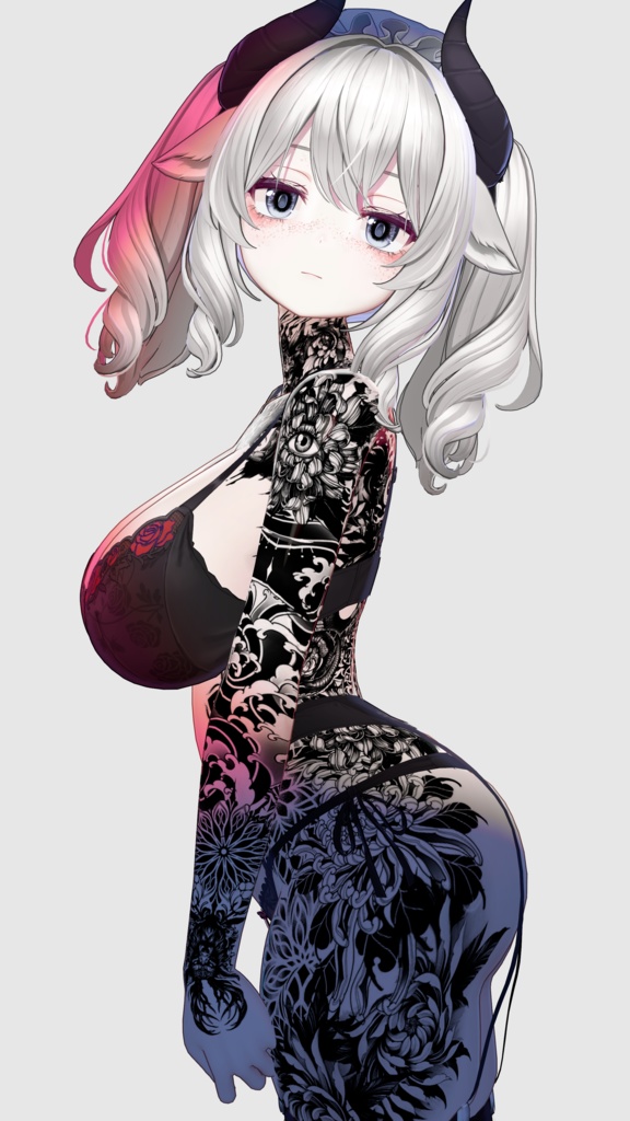 【Milltina Oni Tattoos ショコラ】4k Tattoos