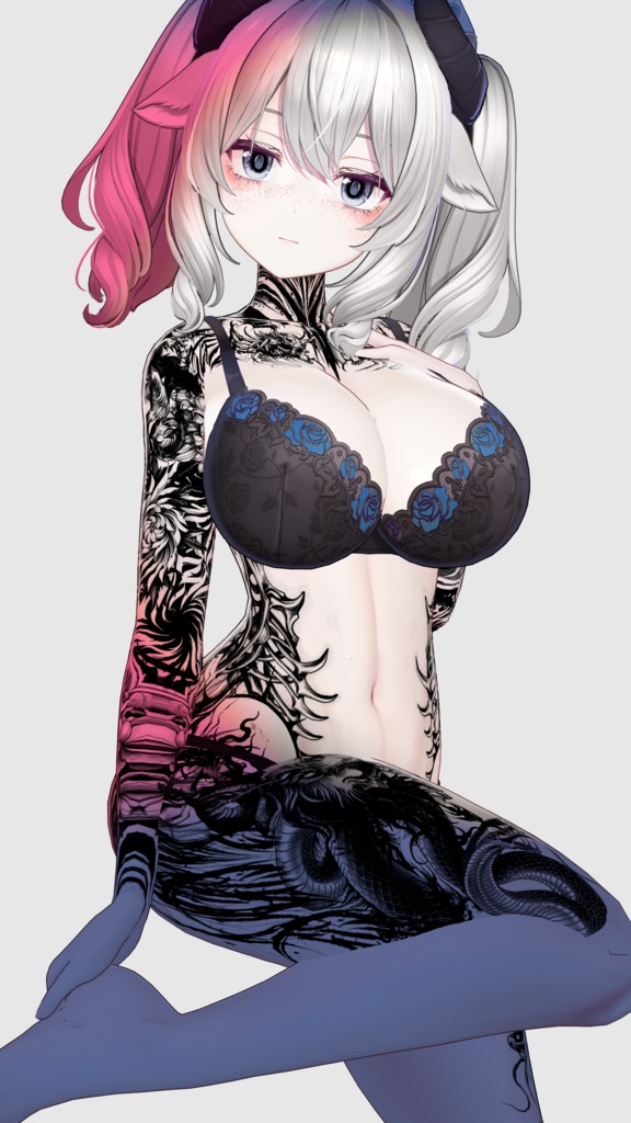 【Milltina Gothic ショコラ】4k Tattoos