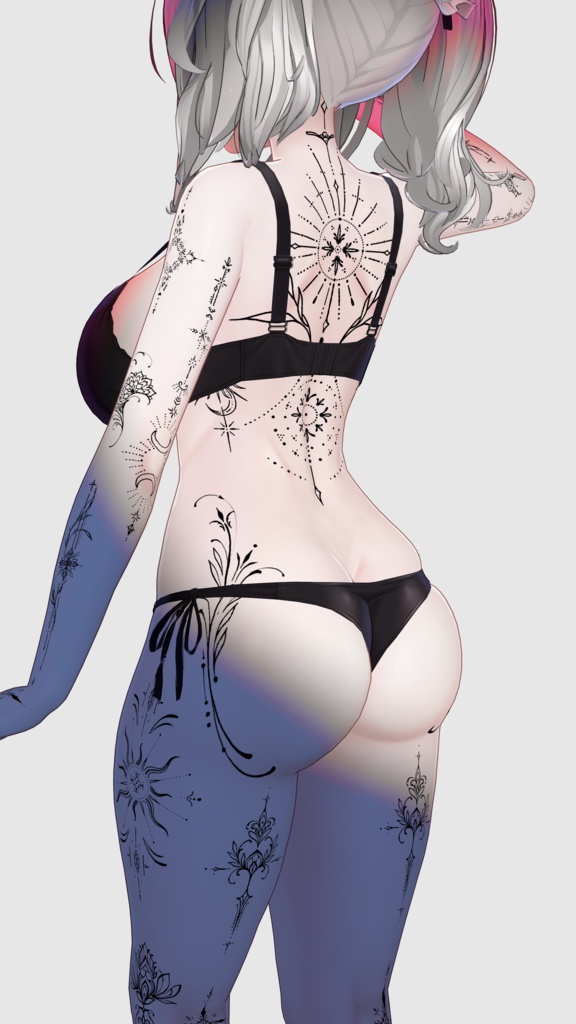【Milltina Mystic Tattoos ショコラ】4k Tattoos