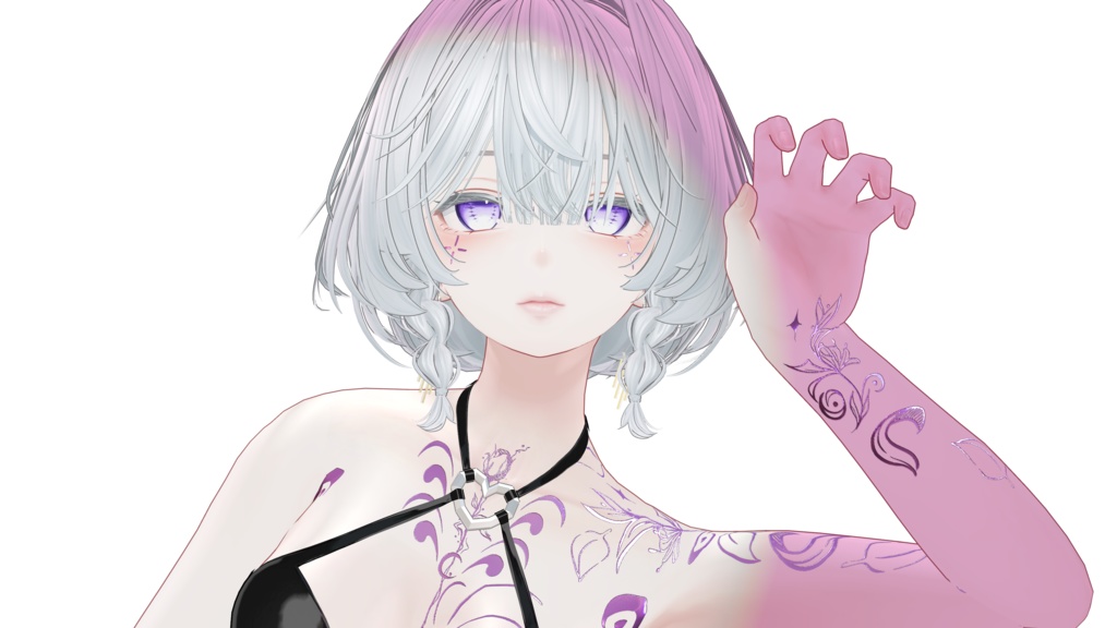 ☬Pixie Tattoos Shinra☬ -Eyes+Makeup+Body Tex HD