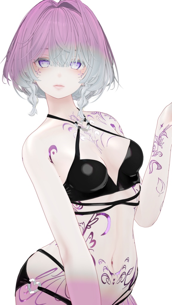 ☬Pixie Tattoos Shinra☬ -Eyes+Makeup+Body Tex HD