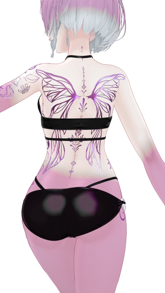 ☬Pixie Tattoos Shinra☬ -Eyes+Makeup+Body Tex HD