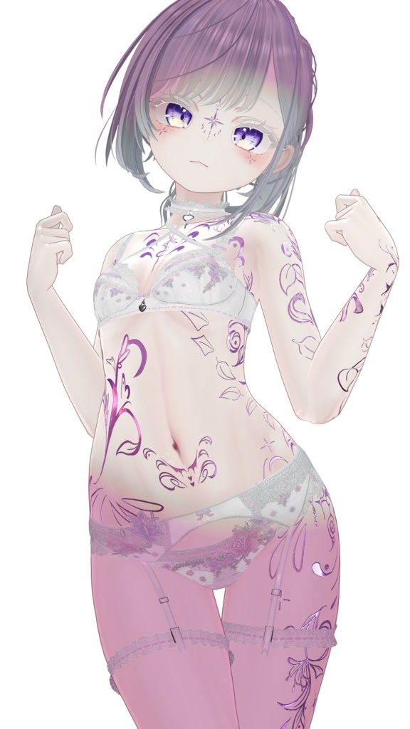 ☬Pixie Tattoos Manuka☬ -Eyes+Makeup+Body Tex HD