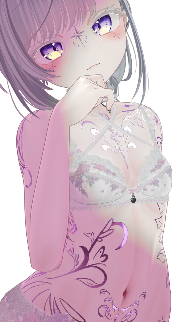 ☬Pixie Tattoos Manuka☬ -Eyes+Makeup+Body Tex HD