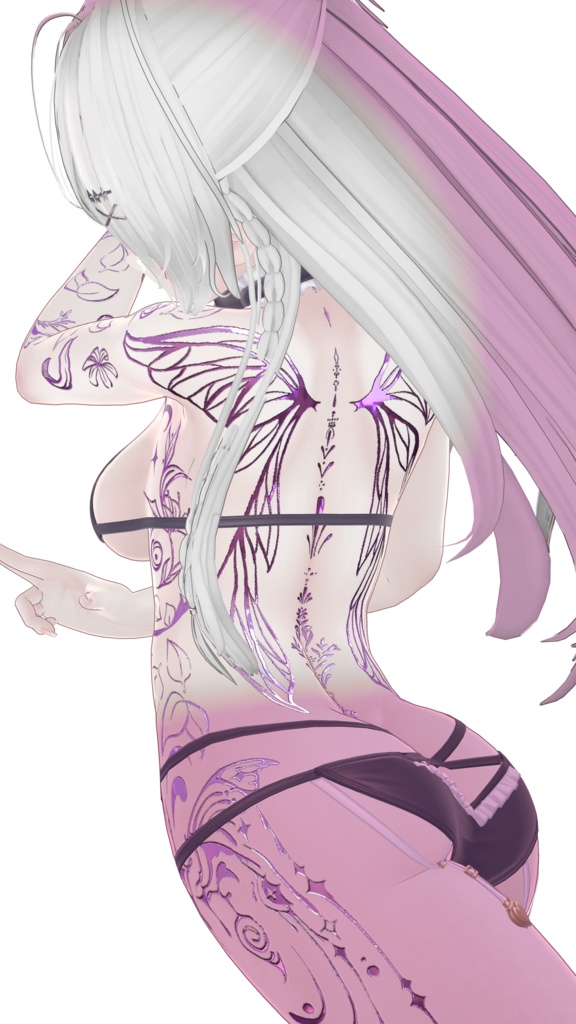 ☬Pixie Tattoos Selestia☬ -Eyes+Makeup+Body Tex HD