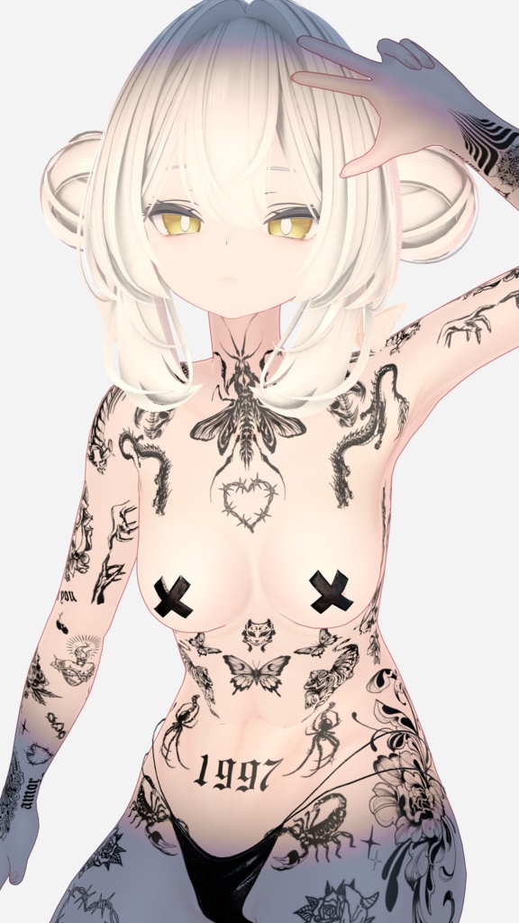 ルルネ【Traditional Tattoos】Rurune 4k Textures 入れ墨 *テクスチャ* /HD