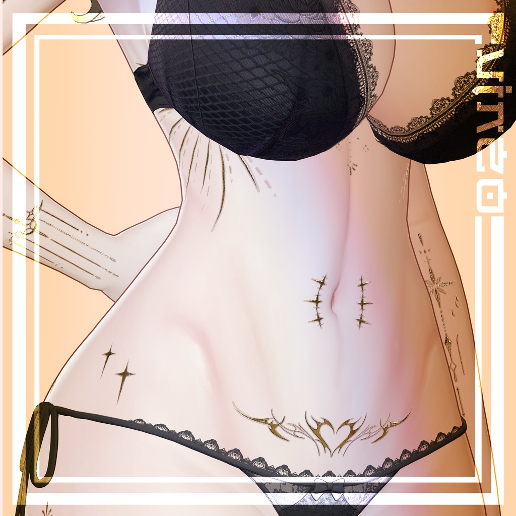 𓆩♡𓆪Venus Tattoos Milltina 𓆩♡𓆪入れ墨 *テクスチャ*ミルティナ/HD