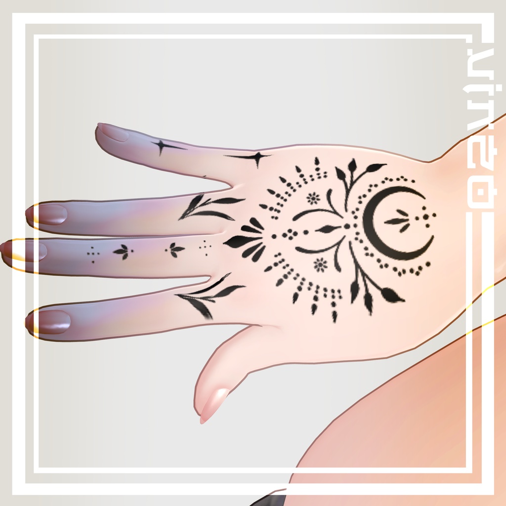 【Hand Tattoos】 4k Textures 入れ墨 *テクスチャ* /HD