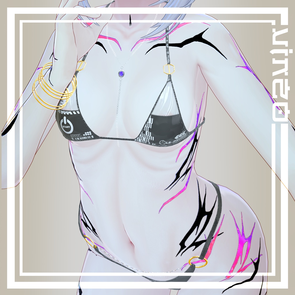 【Tiger Tattoos】 4k Textures 入れ墨 *テクスチャ* /HD