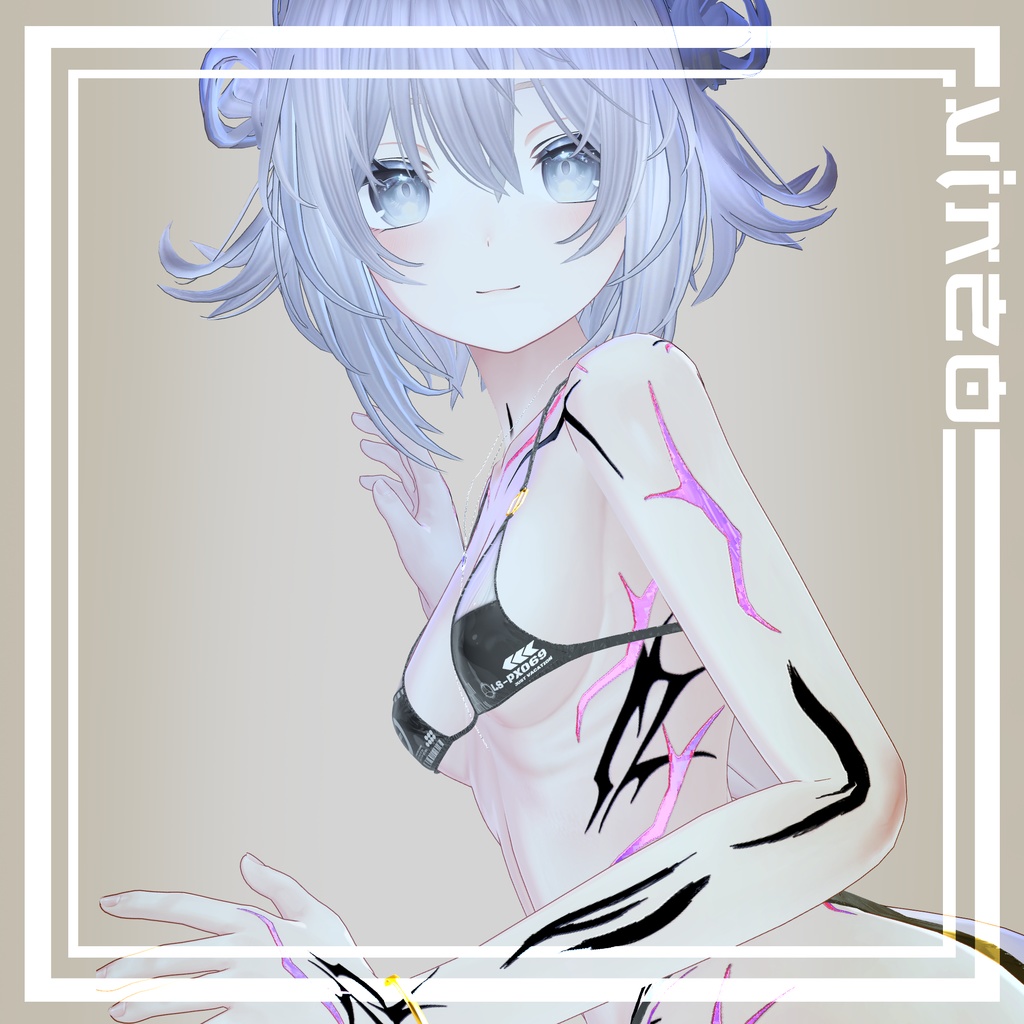 【Tiger Tattoos】 4k Textures 入れ墨 *テクスチャ* /HD