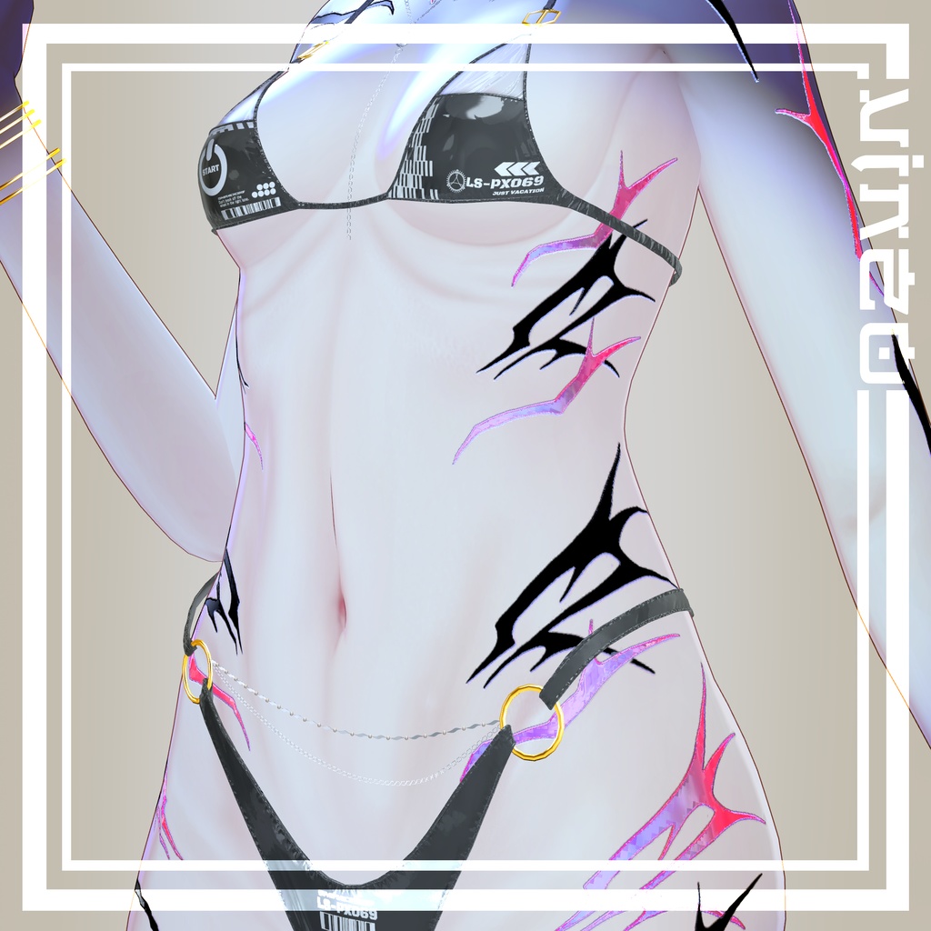 【Tiger Tattoos】 4k Textures 入れ墨 *テクスチャ* /HD