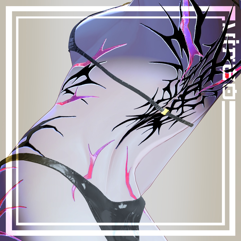 【Tiger Tattoos】 4k Textures 入れ墨 *テクスチャ* /HD