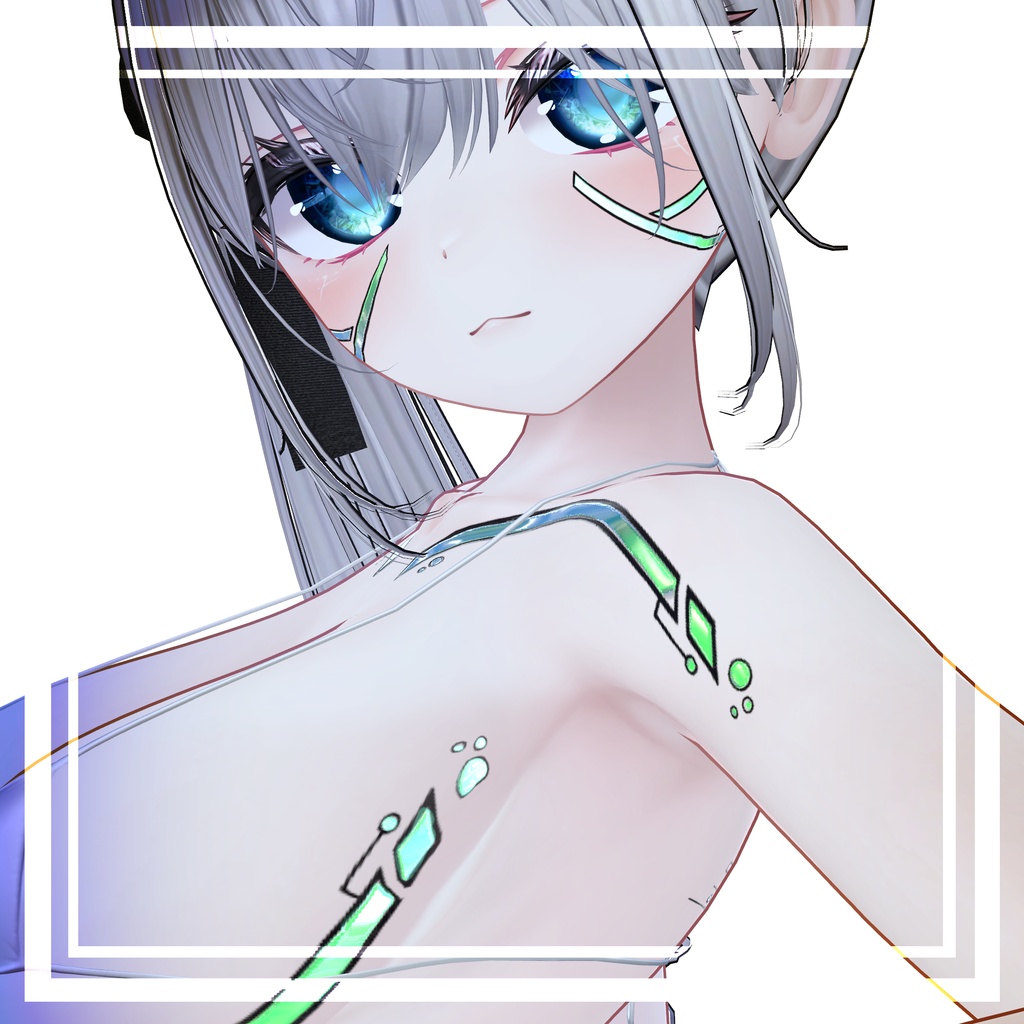 【Cyber Space Tattoos】 4k Textures 入れ墨 *テクスチャ* /HD