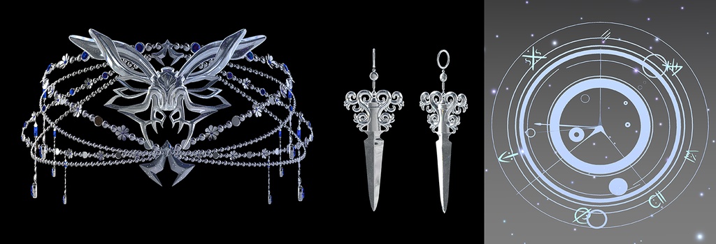 𓆩✧𓆪 Mystic Crown - Earrings - Halo 𓆩✧𓆪