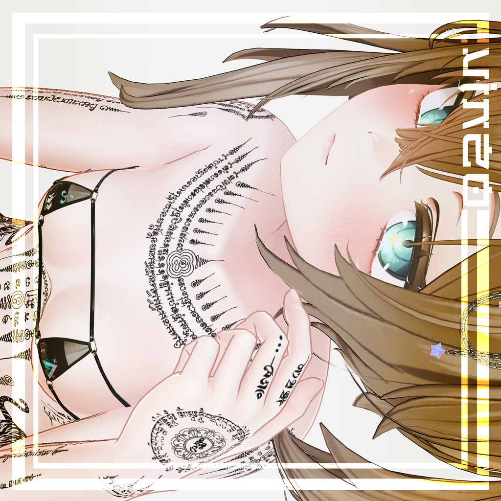 【Thai Tattoo】 4k Textures 入れ墨 *テクスチャ* /HD