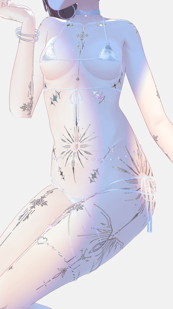 【Vanish God Tattoos】 4k Textures 入れ墨 *テクスチャ* /HD