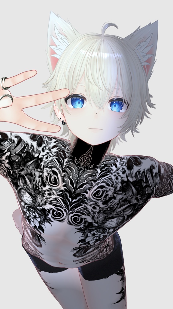 【Kanata-Oni Tattoos】 4k Textures 入れ墨 *テクスチャ*