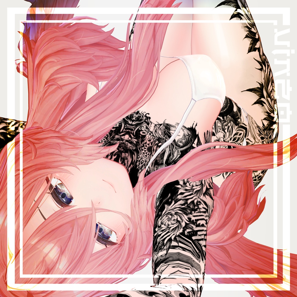 【Liloumois-Oni Tattoos】 4k Textures 入れ墨 *テクスチャ* HD