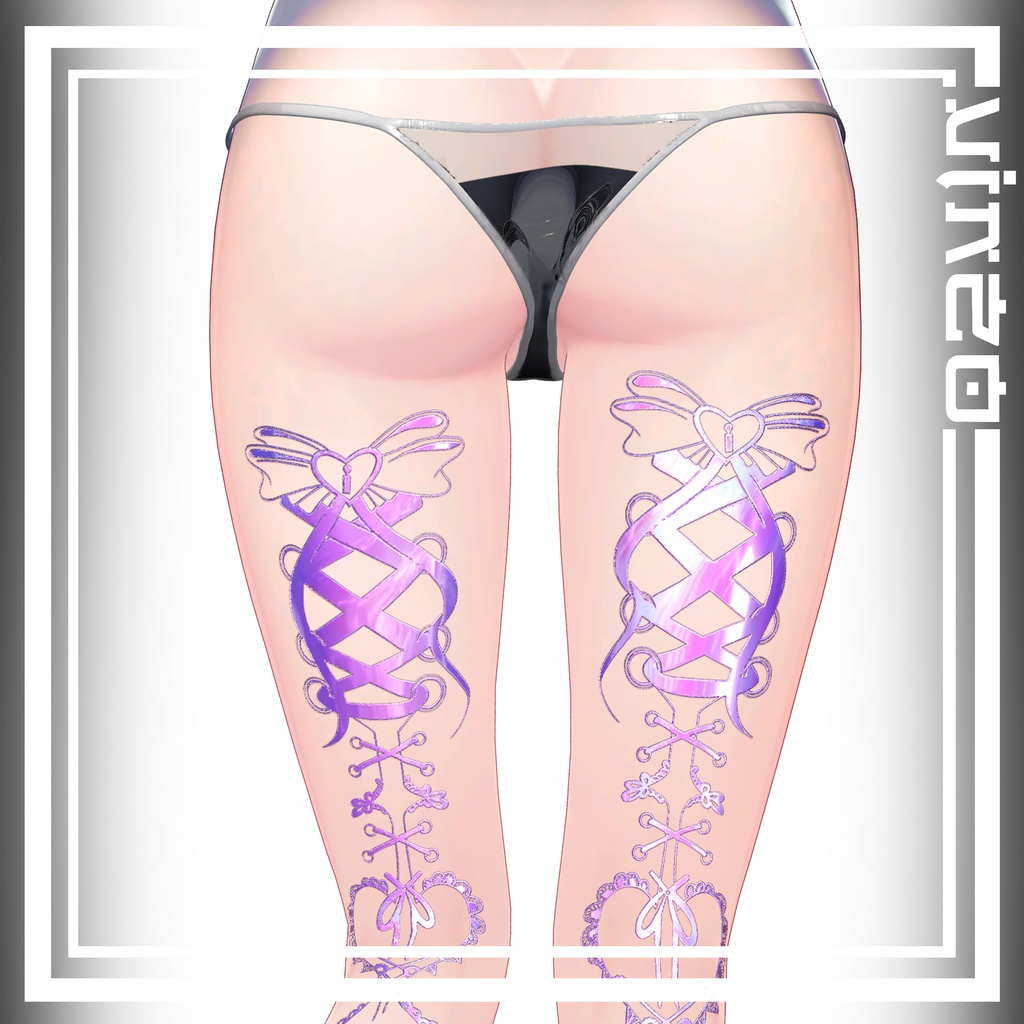 🎀Good Girl Tattoo🎀 4k Textures 入れ墨 *テクスチャ* /HD