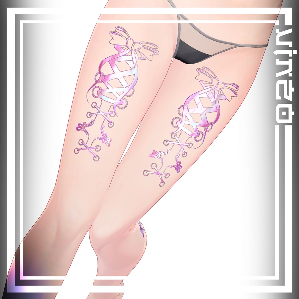 🎀Good Girl Tattoo🎀 4k Textures 入れ墨 *テクスチャ* /HD