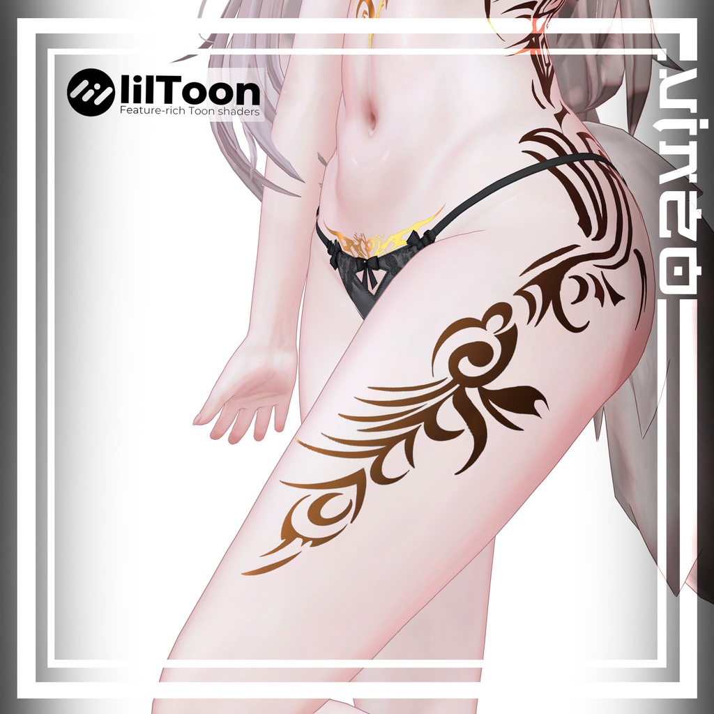 【🦊Kitsune Tattoos🦊】 4k Textures 入れ墨 *テクスチャ* /HD