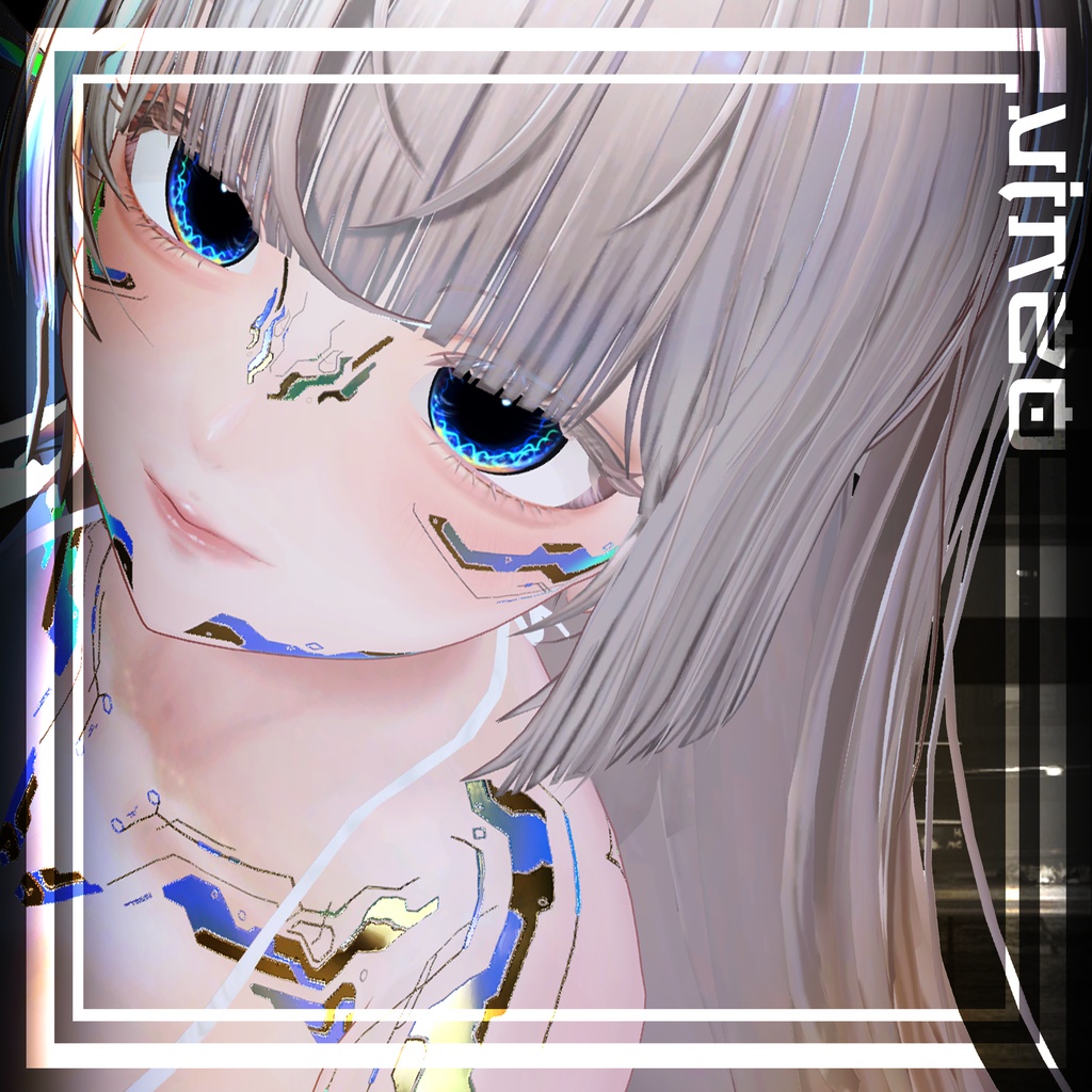 【Gold Cyberpunk Lumina】 -ルミナ-Body Tex 4k HD