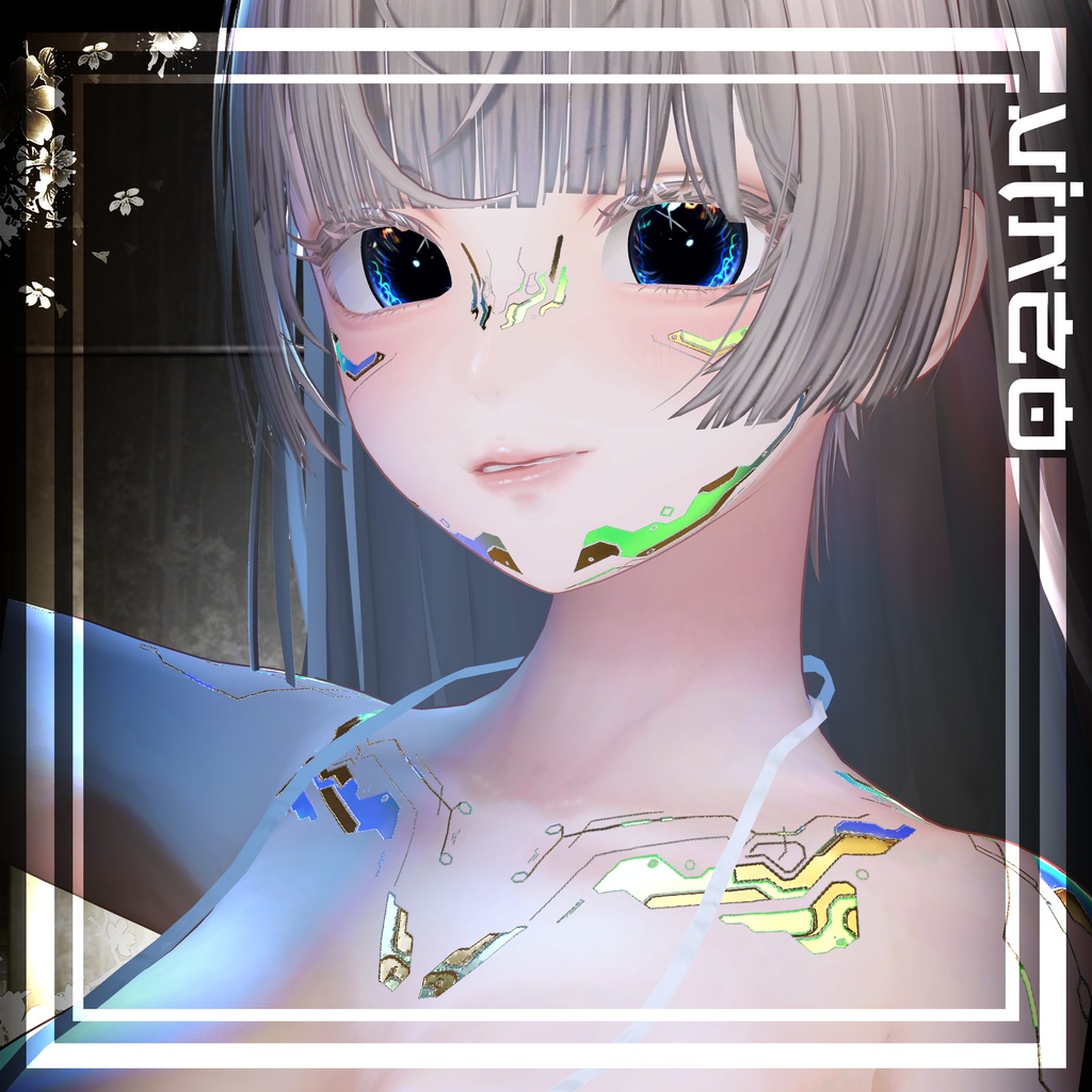 【Gold Cyberpunk Lumina】 -ルミナ-Body Tex 4k HD