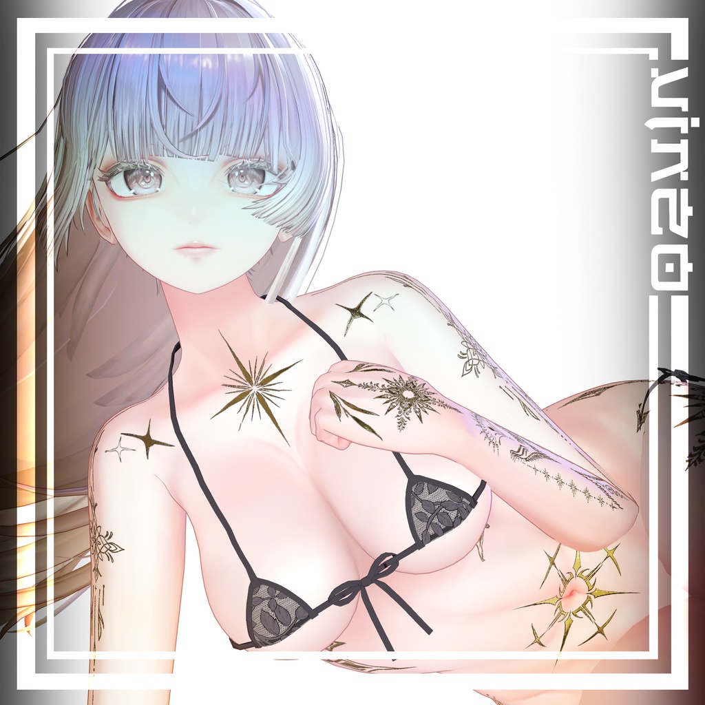 ❄️Frozen Tattoos-14 avatars❄️ 4k Textures 入れ墨 *テクスチャ* /HD