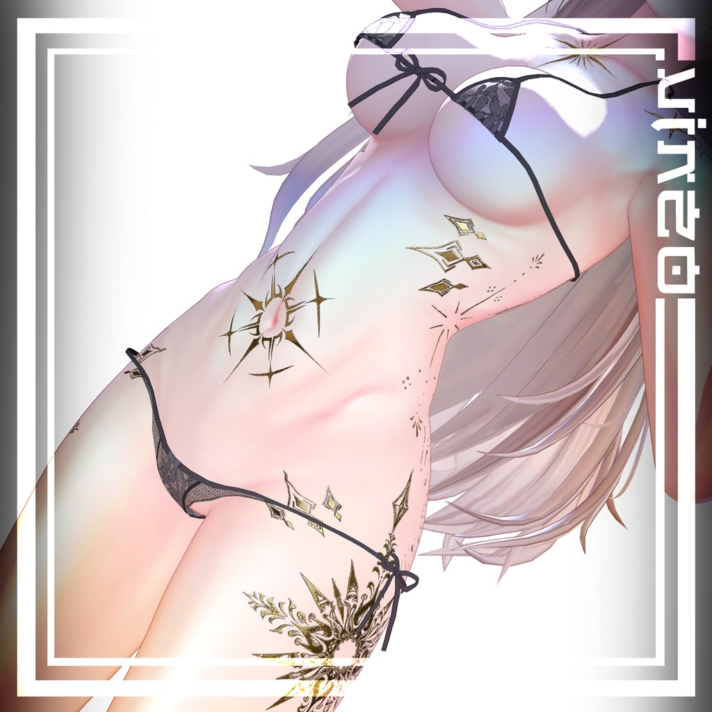 ❄️Frozen Tattoos-14 avatars❄️ 4k Textures 入れ墨 *テクスチャ* /HD