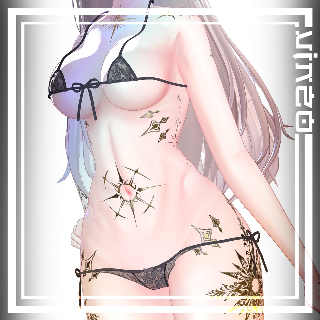 ❄️Frozen Tattoos-14 avatars❄️ 4k Textures 入れ墨 *テクスチャ* /HD