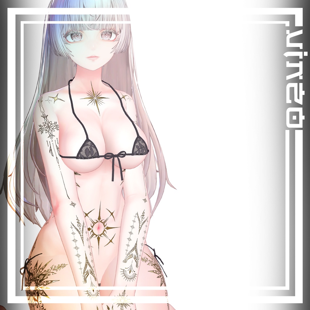 ❄️Frozen Tattoos-14 avatars❄️ 4k Textures 入れ墨 *テクスチャ* /HD