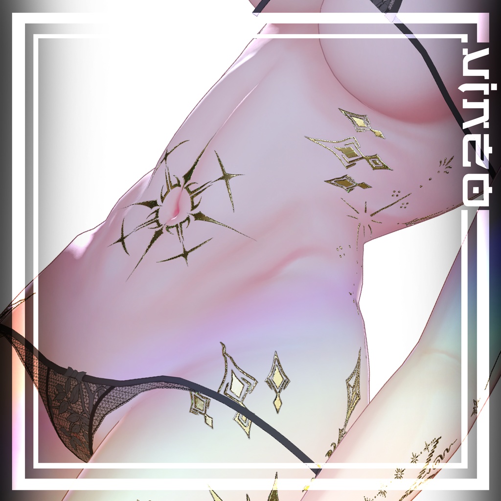 ❄️Frozen Tattoos-14 avatars❄️ 4k Textures 入れ墨 *テクスチャ* /HD