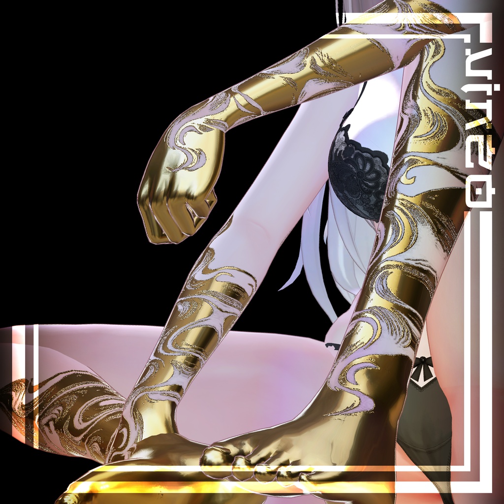 ❌Gothic Gloves-Legs Tattoo❌ 14 avatars 入れ墨 *テクスチャ* /HD 4k Textures