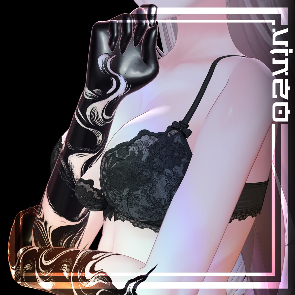❌Gothic Gloves-Legs Tattoo❌ 14 avatars 入れ墨 *テクスチャ* /HD 4k Textures