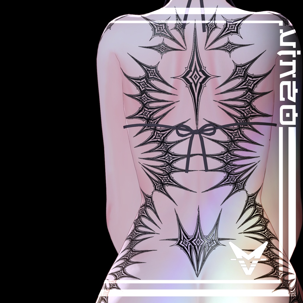 ⏮︎ Prismatic Tattoos ⏭︎ 14 avatars 入れ墨 *テクスチャ* /HD 4k Textures