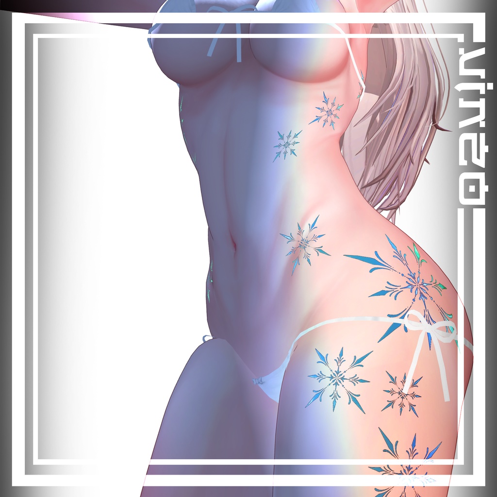 ⟡⋆˙❄️Christmas Tattoos❄️ ˙⋆⟡14 avatars 入れ墨 *テクスチャ* /HD 4k Textures