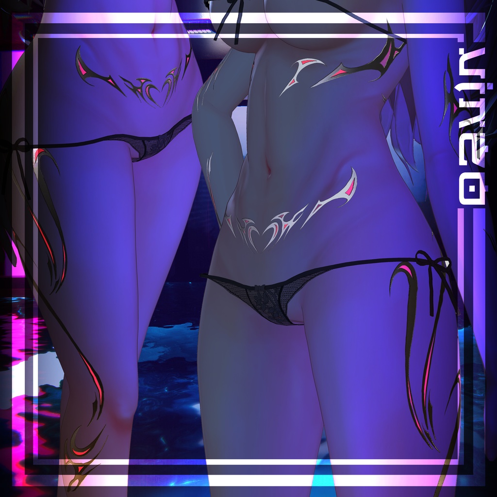 𓆩ꨄ︎𓆪Neo Succubus Tattoos𓆩ꨄ︎𓆪 15 avatars 入れ墨 *テクスチャ* /HD 4k Textures