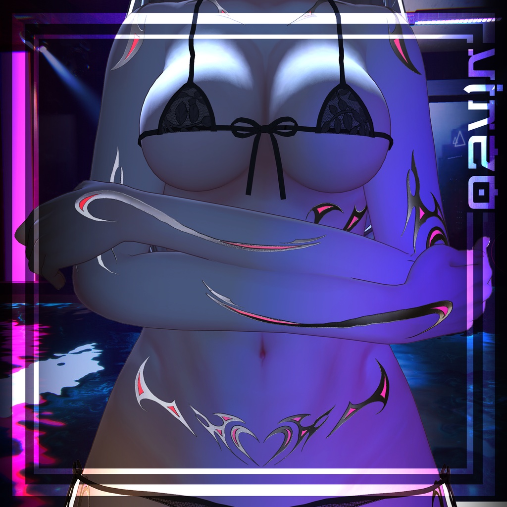 𓆩ꨄ︎𓆪Neo Succubus Tattoos𓆩ꨄ︎𓆪 15 avatars 入れ墨 *テクスチャ* /HD 4k Textures