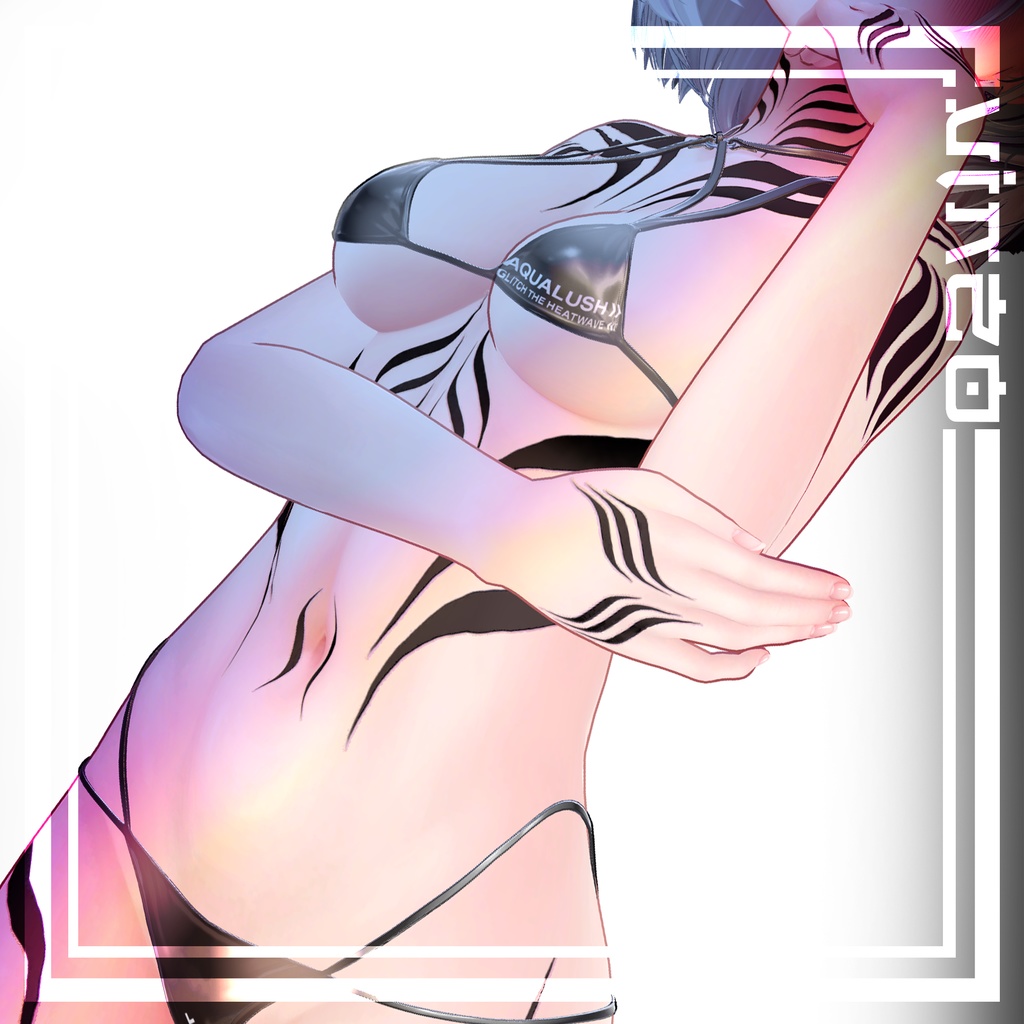 『Tattoos Blackout Ghost』 25 avatars 入れ墨 *テクスチャ* /HD 4k Textures