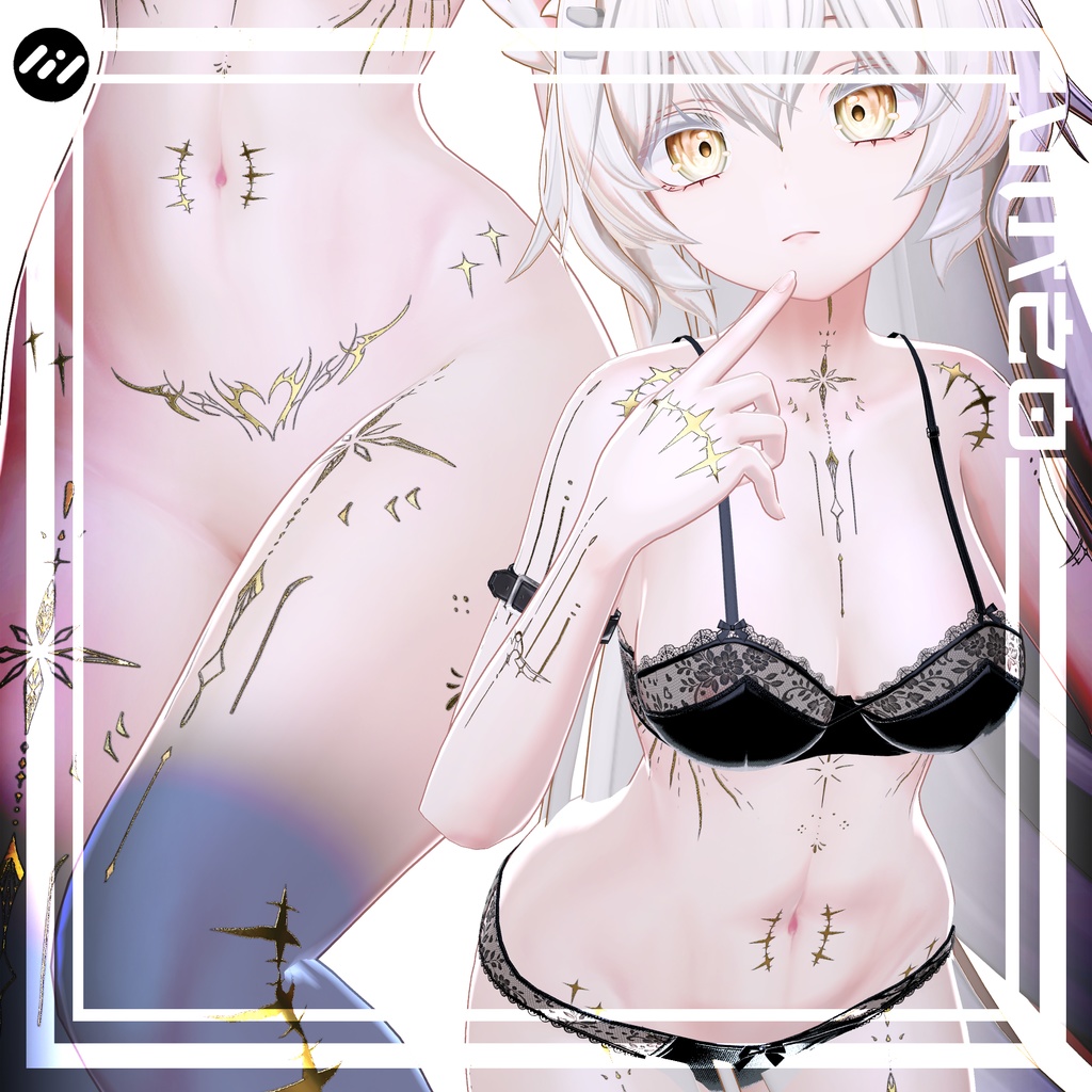 𓆩♡Venus Tattoos Mayo まよ♡𓆪 入れ墨 *テクスチャ*まよ/4k HD