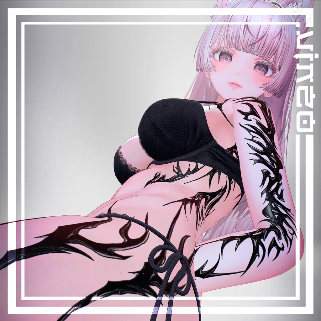 【Thorns Tattoo - 26 Avatars】 4k Textures 入れ墨 *テクスチャ* /HD