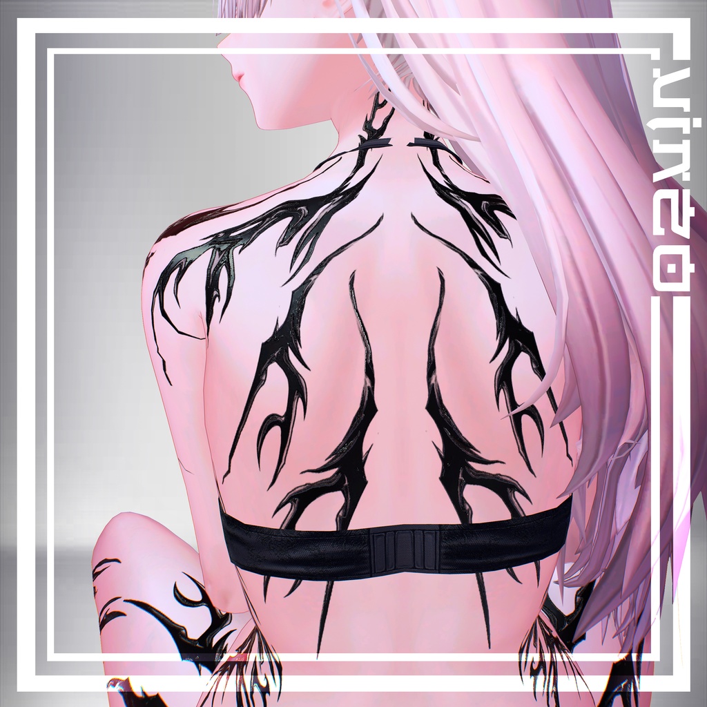 【Thorns Tattoo - 26 Avatars】 4k Textures 入れ墨 *テクスチャ* /HD