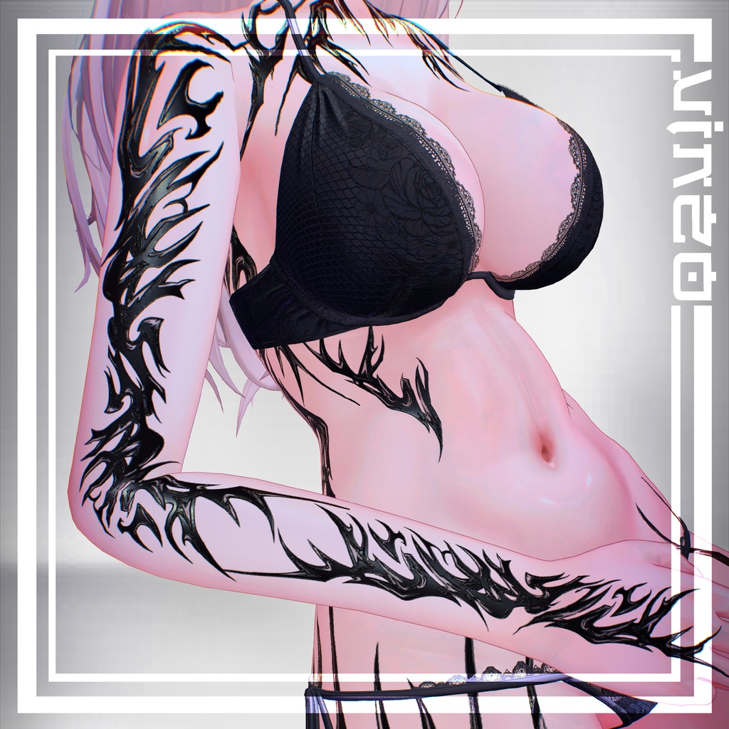 【Thorns Tattoo - 26 Avatars】 4k Textures 入れ墨 *テクスチャ* /HD