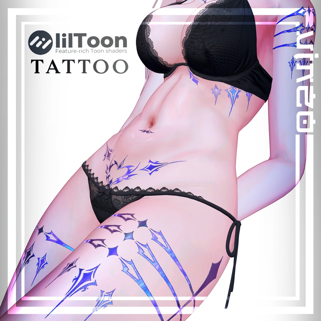 𓆩ꨄ︎𓆪Vibe Tattoos - 23 Avatars𓆩ꨄ︎𓆪 4k Textures 入れ墨 *テクスチャ* /HD